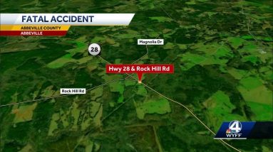 One person killed in crash in Abbeville County, South Carolina