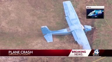 Plane crashes in Greenville County, South Carolina, fire chief says