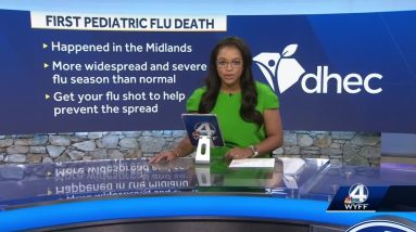 South Carolina reports first pediatric flu-related death