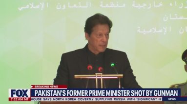 Former Pakistan prime minister Imran Khan shot at campaign event | LiveNOW from FOX