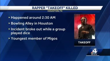 Takeoff, member of Atlanta rap group Migos, shot, killed, TMZ reports