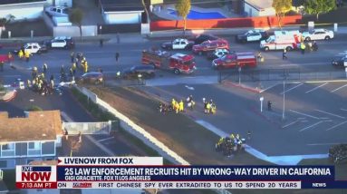 Wrong-way driver plows into 25 police recruits: New details on suspect as victims fight for life