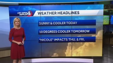 Videocast: Tropical rain arrives Thursday