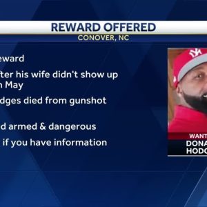 $10,000 reward for NC murder suspect who's considered armed and dangerous, DOJ say