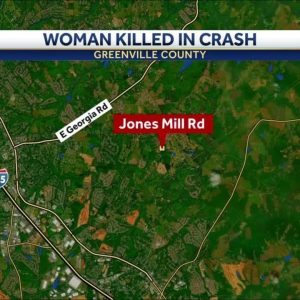 Woman killed in Greenville County crash