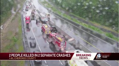 2 deadly crashes on I-85 in Cherokee County