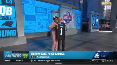 Carolina Panthers draft Alabama's Bryce Young with No. 1 overall pick