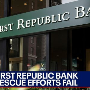 First Republic Bank shares plunge as rescue efforts fall flat | LiveNOW from FOX