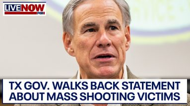 Texas governor walks back shooting comment