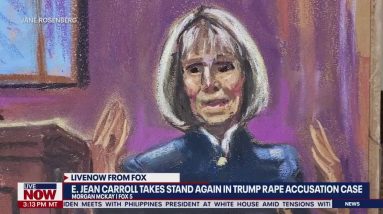 Trump accuser takes stand again
