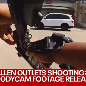Allen outlets mass shooting: Dramatic bodycam vide shows officer confront shooter | LiveNOW from FOX