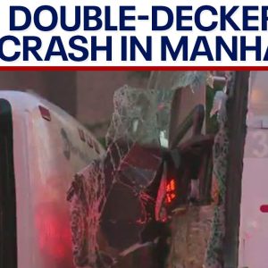 NY tour bus crash: Dozens injured after double-decker bus crashed in Manhattan | LiveNOW from FOX