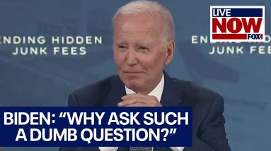 Biden bribe allegations: President slams reporter for asking Ukraine question | LiveNOW from FOX