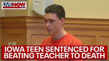 Iowa teen who killed teacher with baseball bat speaks ahead of sentencing | LiveNOW from FOX