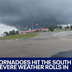 Alabama Tornado: Eufaula hit hard by a twister as severe weather rolls in | LiveNOW from FOX