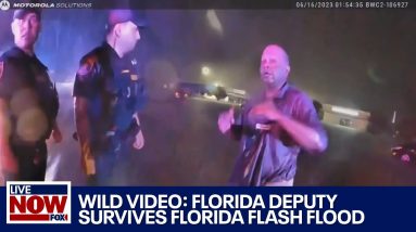 Raw Video: Deputy sucked into storm drain trying to save man | LiveNOW from FOX