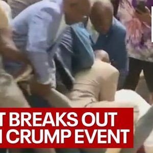 Fight at Ben Crump event caught on camera | LiveNOW from FOX