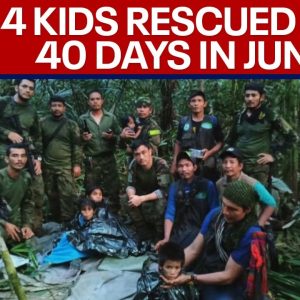 4 Colombian children rescued from jungle 40 days after plane crash | LiveNOW from FOX