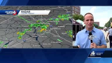 Hot weekend with pop-up thunderstorms, some severe