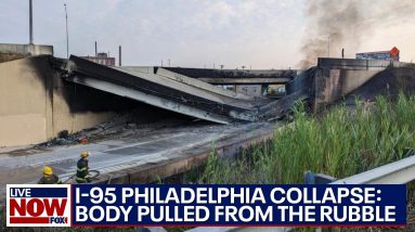 I-95 Philadelphia collapse: body recovered, delays expected for months | LiveNOW from FOX