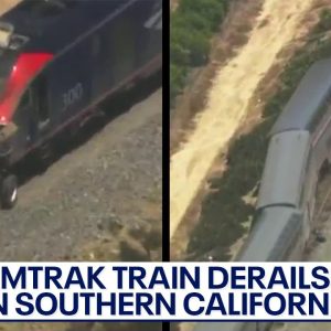 Amtrak derailment: train collided with truck in Moorpark, CA | LiveNOW from FOX