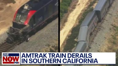 Amtrak derailment: train collided with truck in Moorpark, CA | LiveNOW from FOX