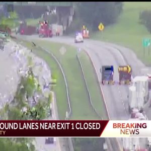 All I-85 lanes blocked in one direction in Oconee County, South Carolina, SCDOT video shows