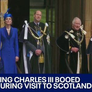 King Charles III booed in Edinburgh, Scotland | LiveNOW from FOX