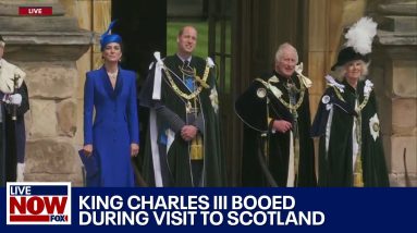 King Charles III booed in Edinburgh, Scotland | LiveNOW from FOX