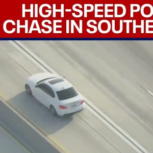 LA Police Chase: Driver hits speeds of 120+ mph | LiveNOW from FOX