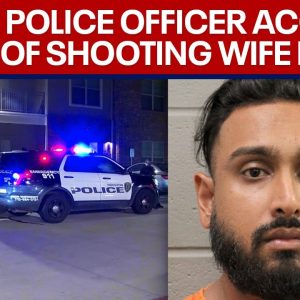 Houston police officer accused of shooting wife in the face | LiveNOW from FOX