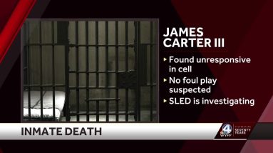 Inmate found dead inside Greenwood County Detention Center, coroner says