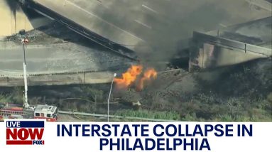 Interstate collapse: Truck fire in Philadelphia causes road to crumble | LiveNOW from FOX