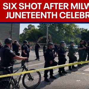 Six teens shot after Milwaukee Juneteenth celebration | LiveNOW from FOX
