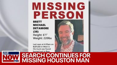Missing Houston man: search continues, truck found burned | LiveNOW from FOX