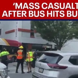 'Mass casualties' reported in Baltimore after bus hits building | LiveNOW from FOX