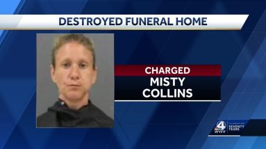 Woman charged with trying to destroy church