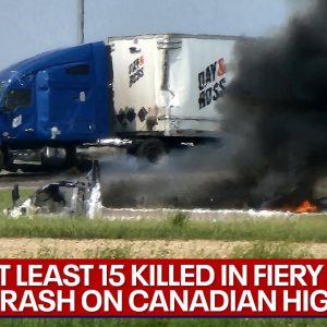 Deadly Canada highway crash: at least 15 killed in Manitoba | LiveNOW from FOX