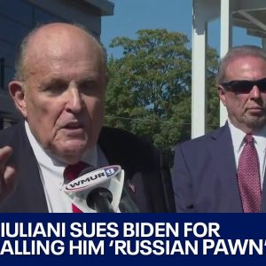 Rudy Giuliani announces defamation lawsuit against President Biden | LiveNOW from FOX