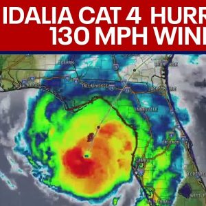 BREAKING: Hurricane Idalia category 4, landfall approaching 130 mph winds | LiveNOW from FOX