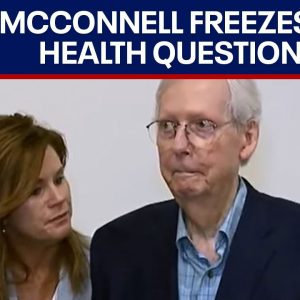 Mitch McConnell freezes up again during gaggle in Kentucky| LiveNOW from FOX