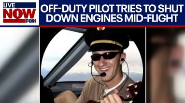 Off-duty pilot tries to shut off engines mid-flight, Alaskan Airlines says | LiveNOW from FOX
