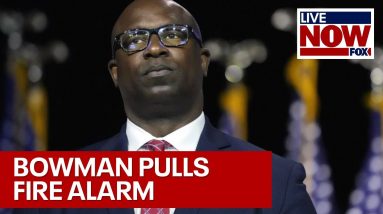 Rep. Jamaal Bowman triggers fire alarm amid house funding vote | LiveNOW from FOX
