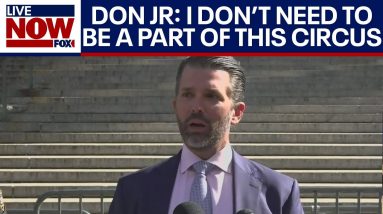 Trump fraud trial: Don Jr. speaks after testifying, calls case a "circus" | LiveNOW from FOX