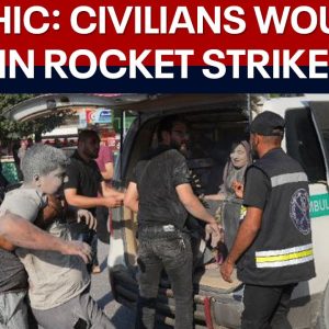 Israel-Hamas war: Rocket strike, dozens rushed to Gaza hospital | LiveNOW from FOX