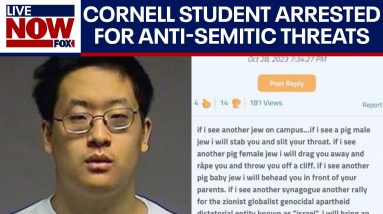 Israel-Hamas war: Cornell student arrested over Anti-Semitic threats | LiveNOW from FOX