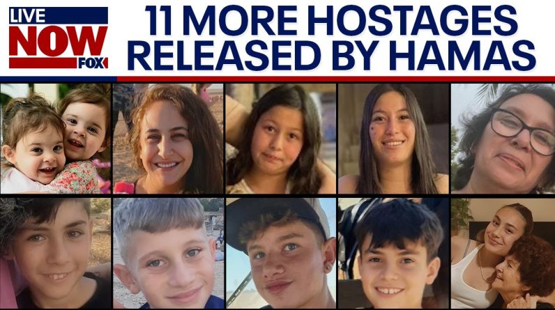 Israel-Hamas war: 11 more hostages released as truce is extended | LiveNOW from FOX