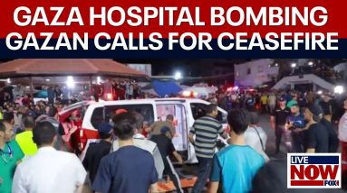 Gaza hospital strike: Calls for cease fire, 500+ dead in blast | LiveNOW FOX