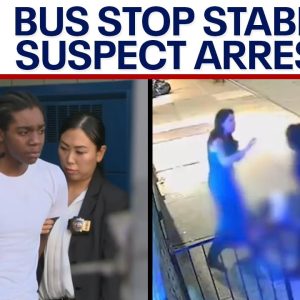 Brooklyn bus stop stabbing: 18-year-old suspect arrested, charged with murder | LiveNOW from FOX