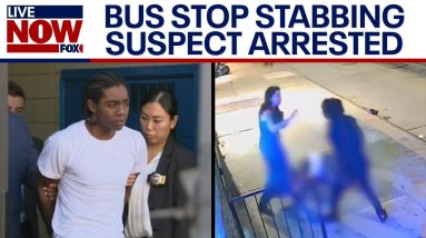 Brooklyn bus stop stabbing: 18-year-old suspect arrested, charged with murder | LiveNOW from FOX